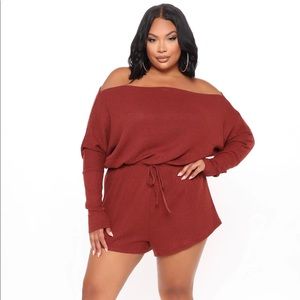 Just The Usual Off the Shoulder Romper